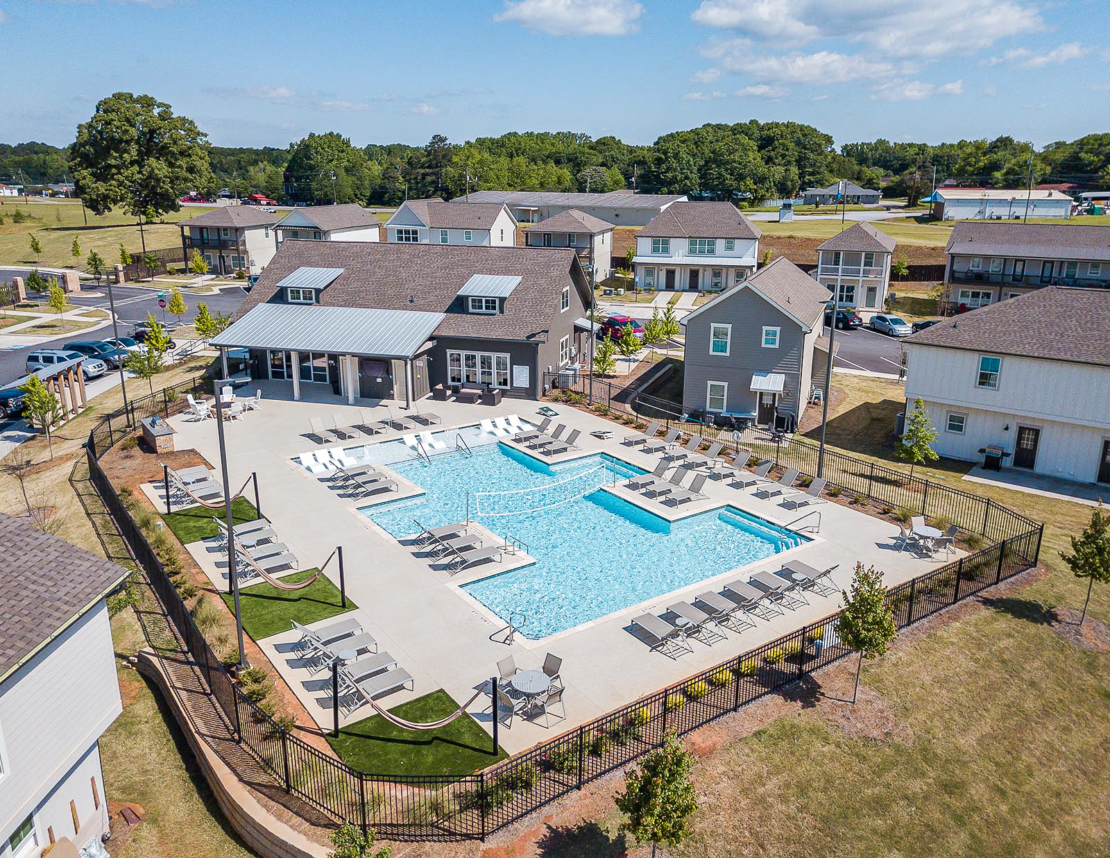 Arial View of Clubhouse